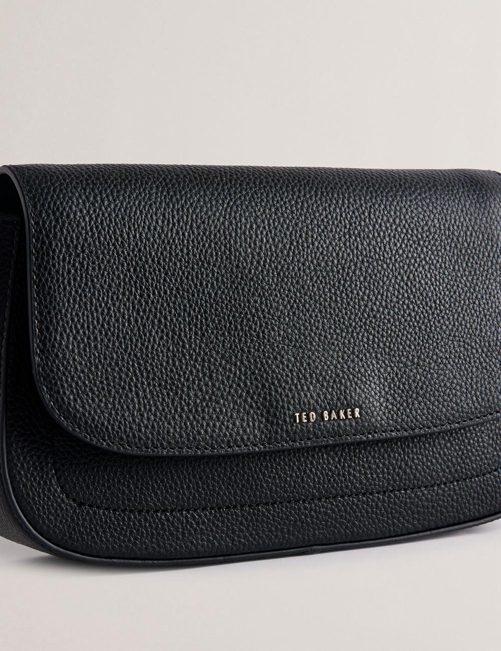 Black Ted Baker DARILIE - Leather Webbing East West Satchel Women Satchel Bags | SG  6507-JEGUF