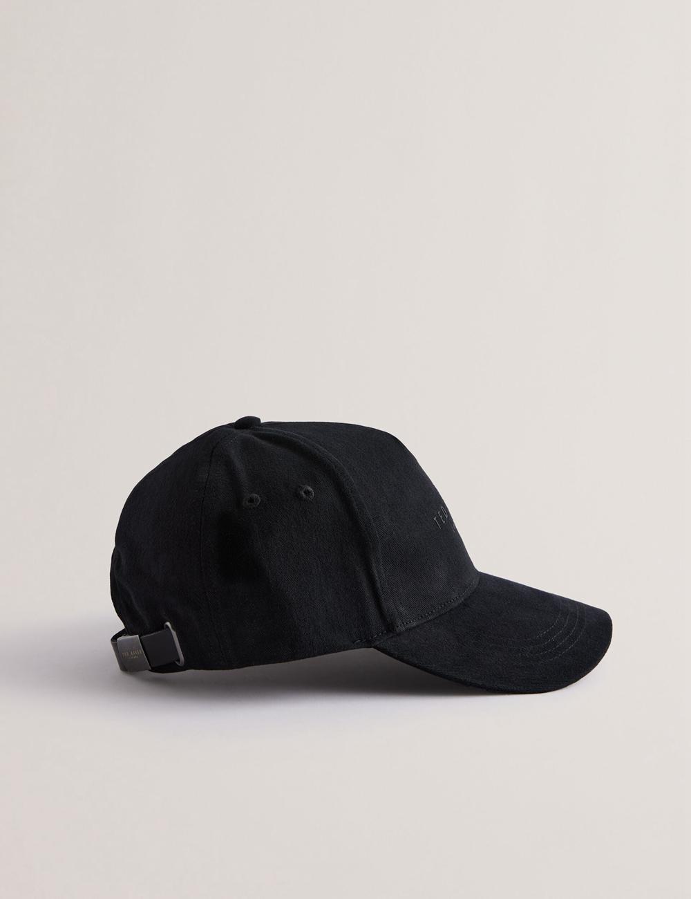 Black Ted Baker FREDDS – Branded Men Baseball Caps | SG  8672-YVWSO
