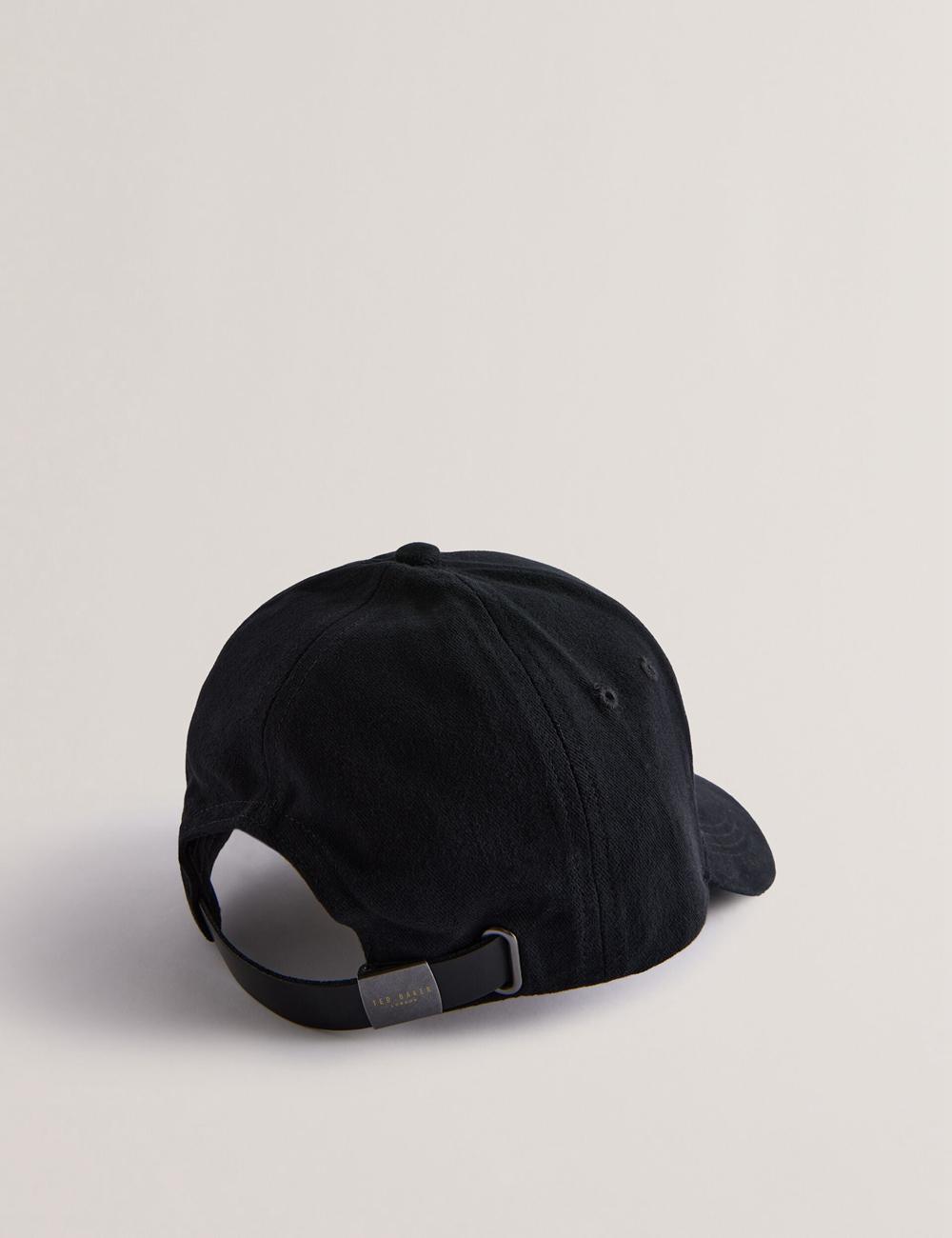 Black Ted Baker FREDDS – Branded Men Baseball Caps | SG  8672-YVWSO