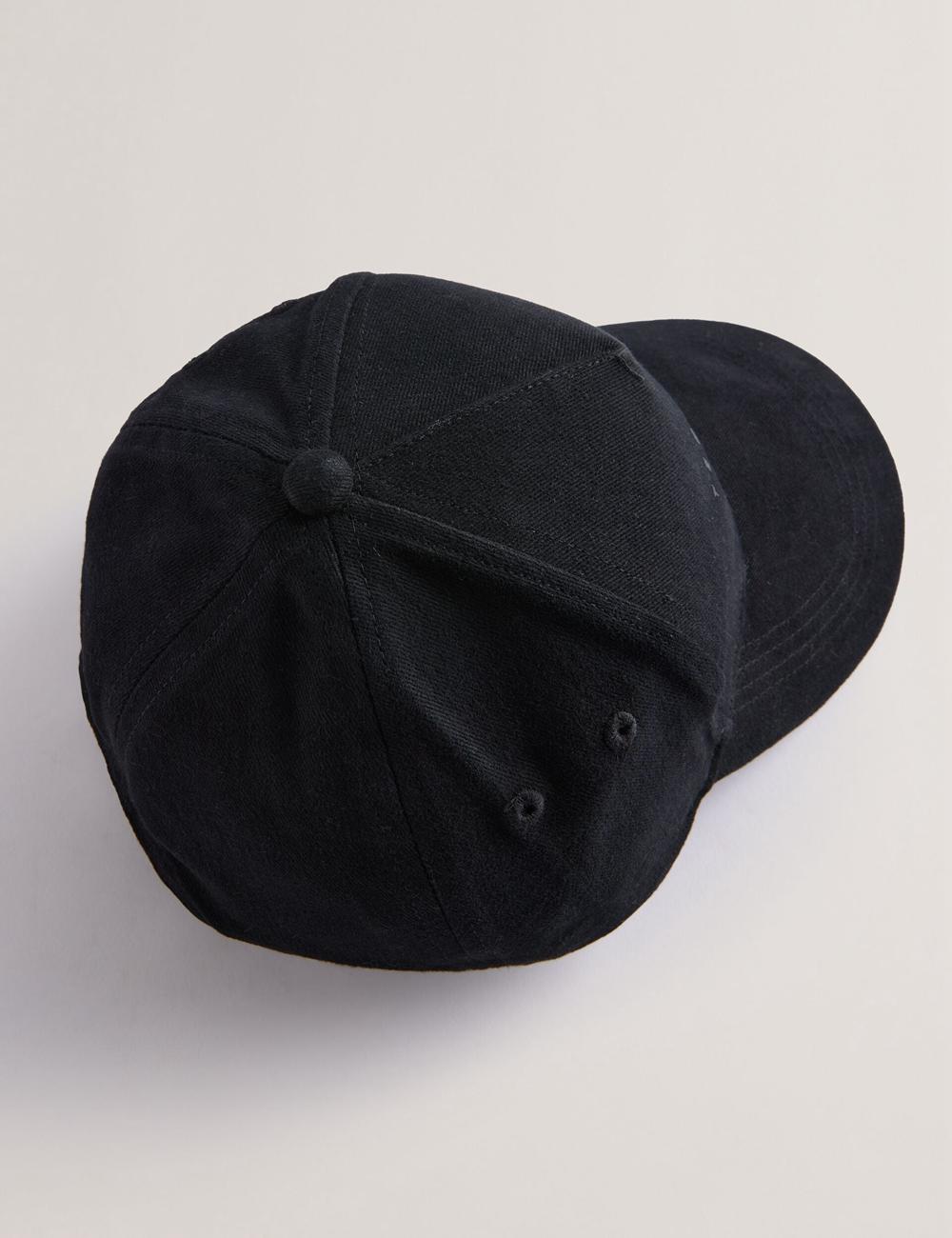 Black Ted Baker FREDDS – Branded Men Baseball Caps | SG  8672-YVWSO
