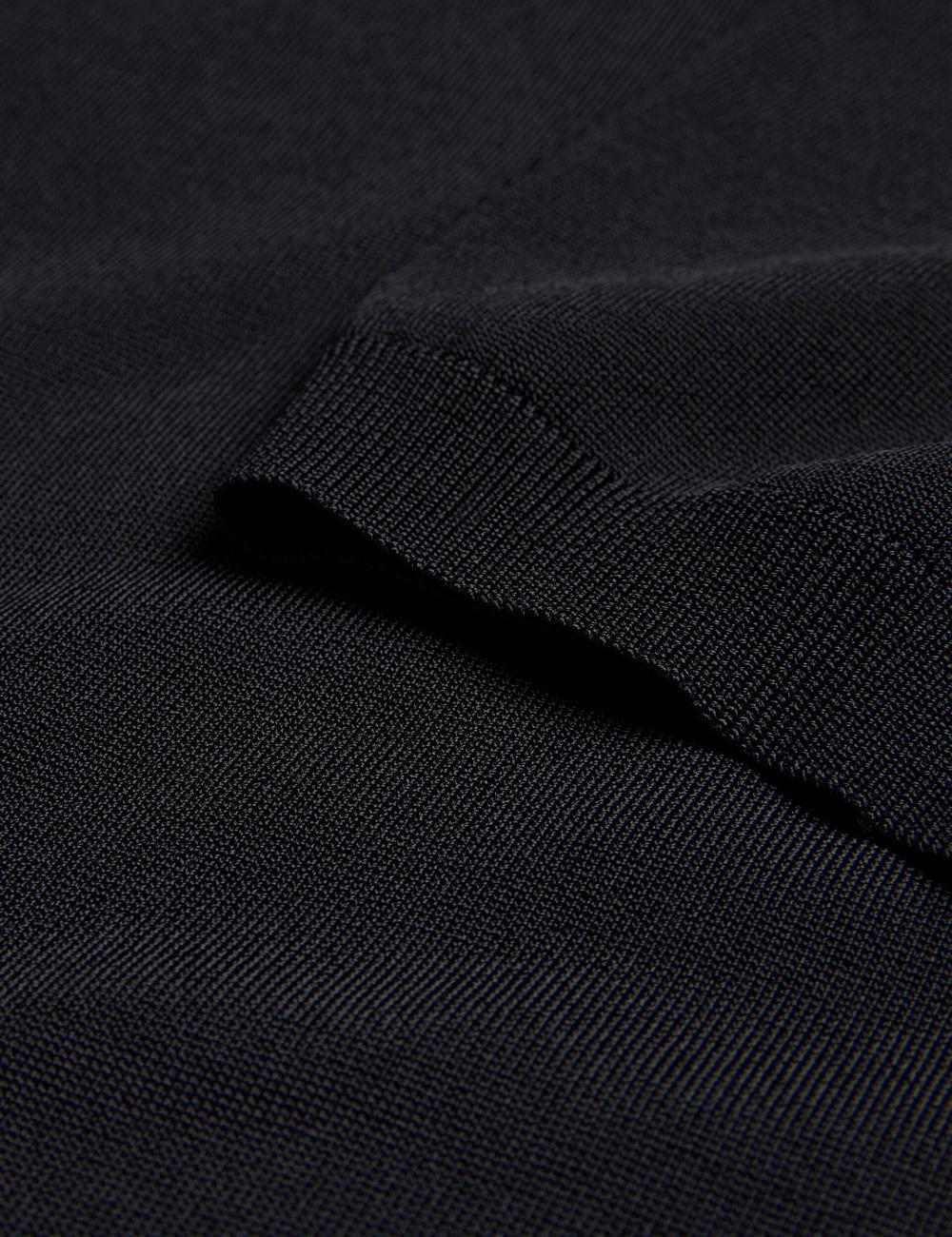 Black Ted Baker REYON - Rayon Crew Neck Short Sleeve Men T-Shirts | SG  7635-HXDGE