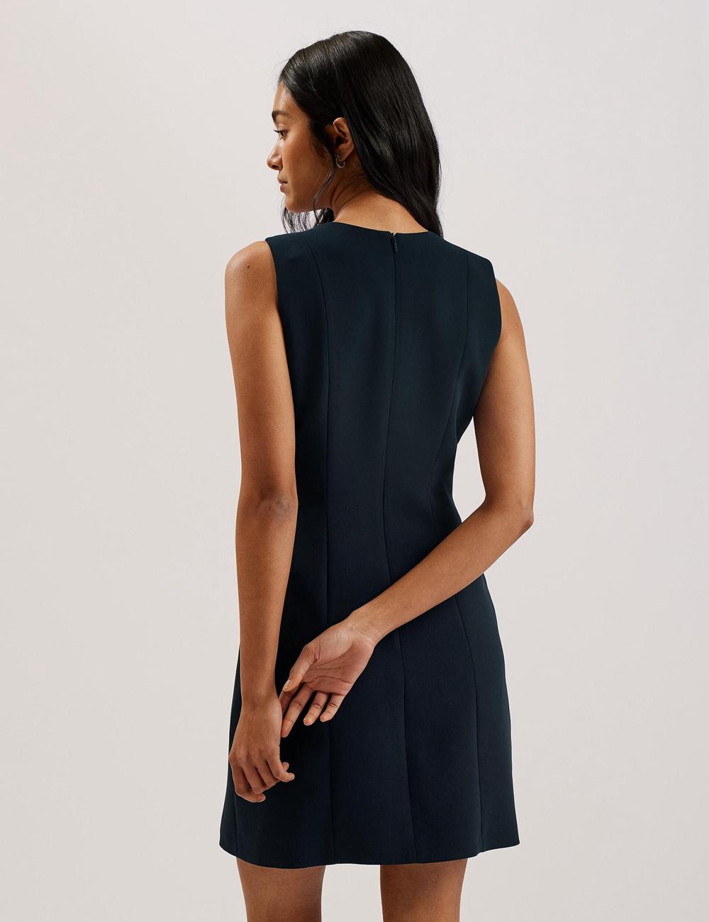 Black Ted Baker SORRAL - Line Tailored Women Mini Dresses | SG  4095-EZJPS