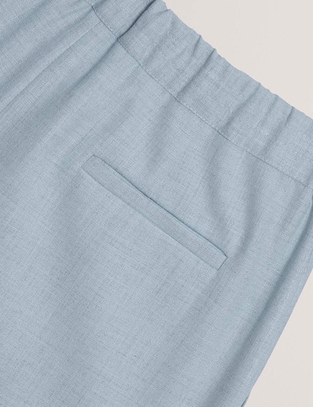 Blue Ted Baker BALLIA - Elasticated Waist Tailored Tapered Women Trousers | SG  0741-VRWHN