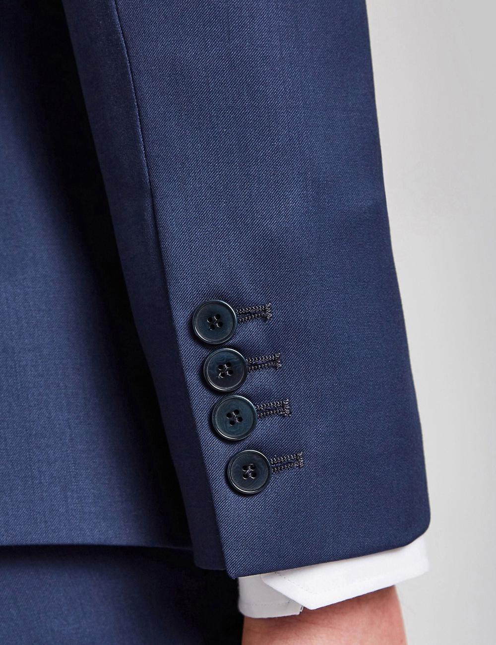 Blue Ted Baker FINLAYJS - Twill Wool Slim Fit Suit Men Jackets | SG  4937-FZEYW