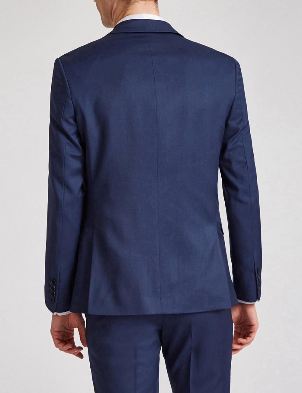 Blue Ted Baker FINLAYJS - Twill Wool Slim Fit Suit Men Jackets | SG  4937-FZEYW