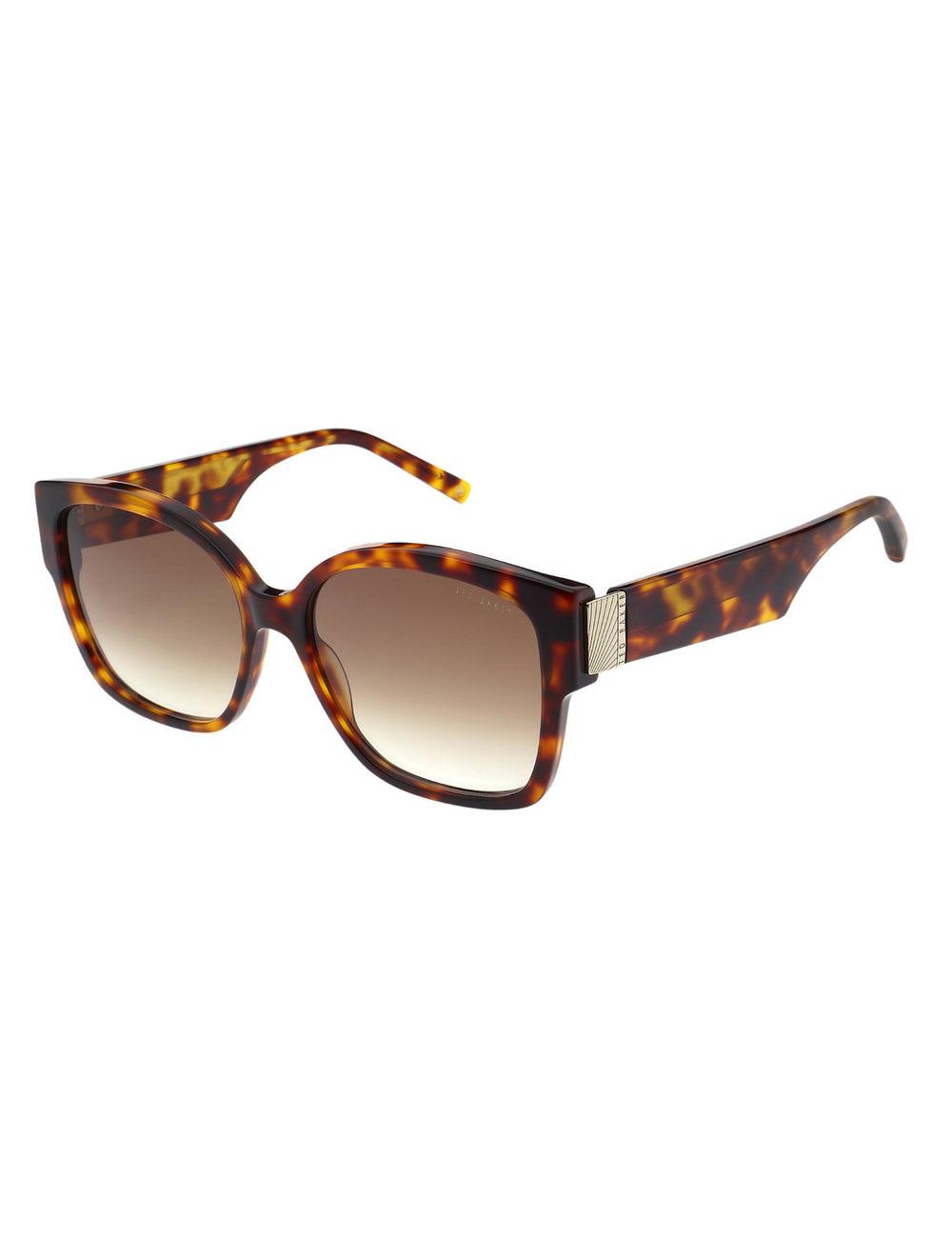 Brown Ted Baker LINIA - Oversized Square Hardware Detail Women Sunglasses | SG  4927-WFLTZ