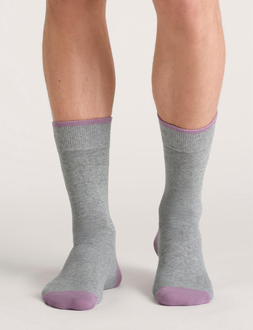 Dark Green Ted Baker 3 Pack Geometric Check Crew Men Socks | SG  6498-FIOSW
