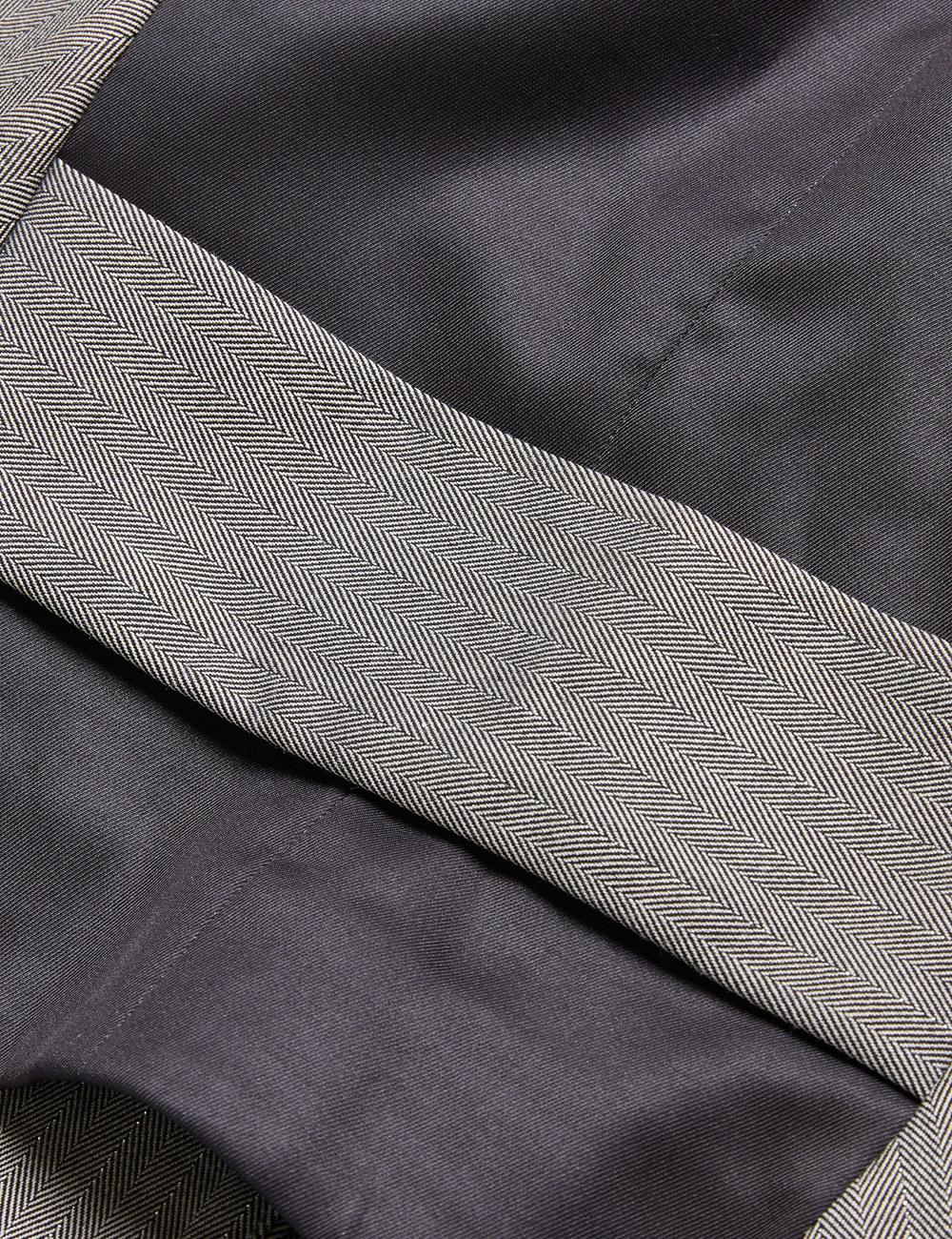 Dk-Grey Ted Baker KOAW - Herringbone Single Breasted Women Suit Waistcoat | SG  7520-VXNUI