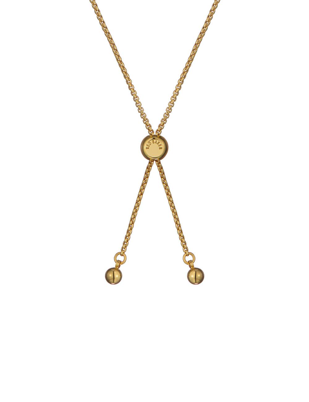 Gold Ted Baker FLORINA - Crystal Flower Adjustable Women Bracelets | SG  2649-ZMBQE
