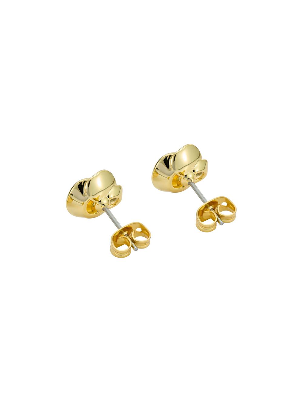 Gold Ted Baker FLO - Pearl Flower Stud Women Earrings | SG  8463-YAPUQ