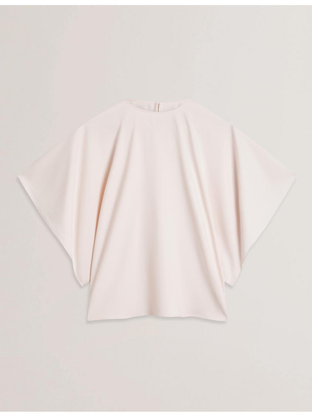 Ivory Ted Baker CHERIKA Women Blouses | SG  5248-PTBDM