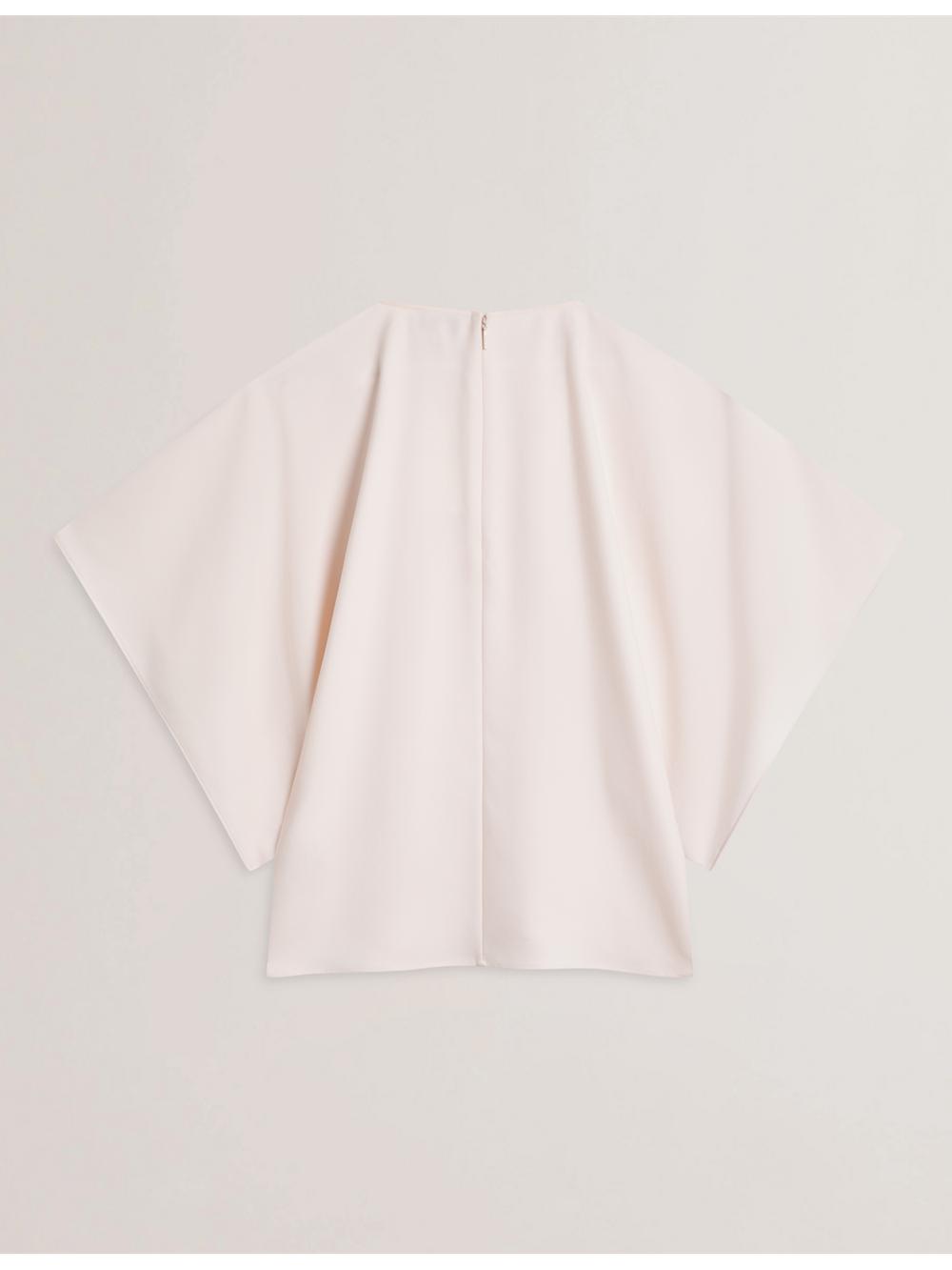 Ivory Ted Baker CHERIKA Women Blouses | SG  5248-PTBDM
