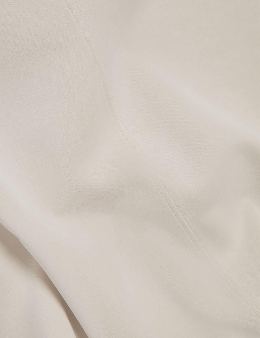 Ivory Ted Baker HALIYY - Funnel Neck Boxy Short Sleeve Women Sweatshirts | SG  5879-SXVTG