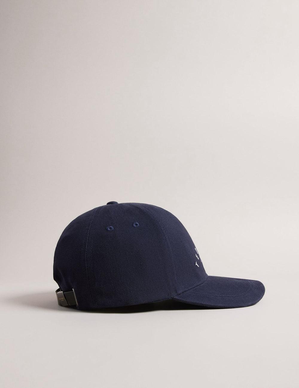 Navy Ted Baker FRREDDI - Embroidered Logo Canvas Men Baseball Caps | SG  2638-NVCKP
