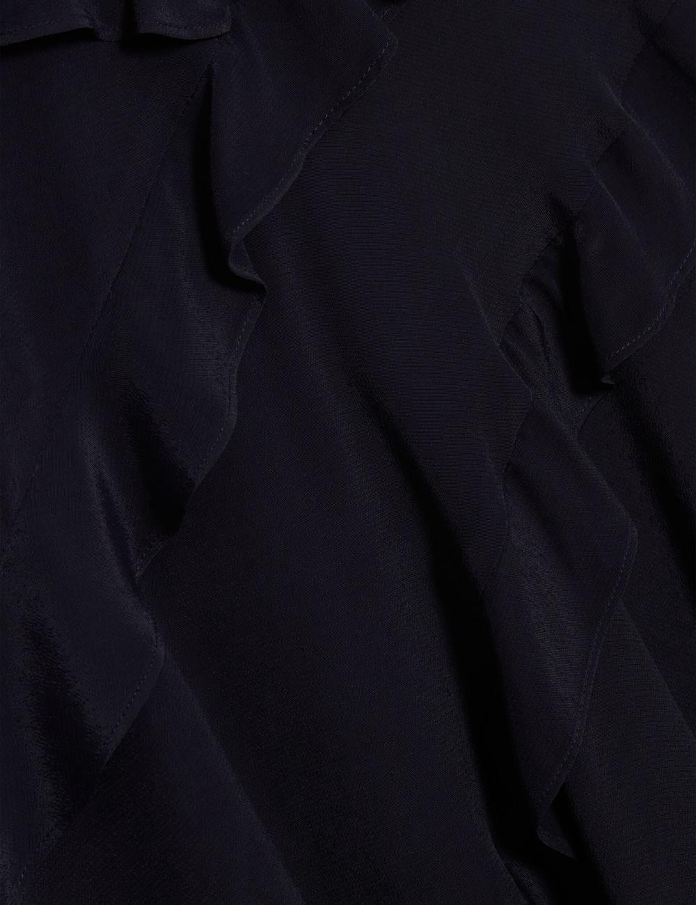 Navy Ted Baker JOJII - Frill Trim Angel Sleeve Women Mini Dresses | SG  0379-CHZNT