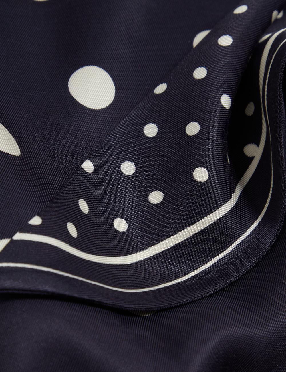 Navy Ted Baker VEIRAA - Polka Dot Front Sleeveless Crop Women Tops | SG  1523-JAOPM