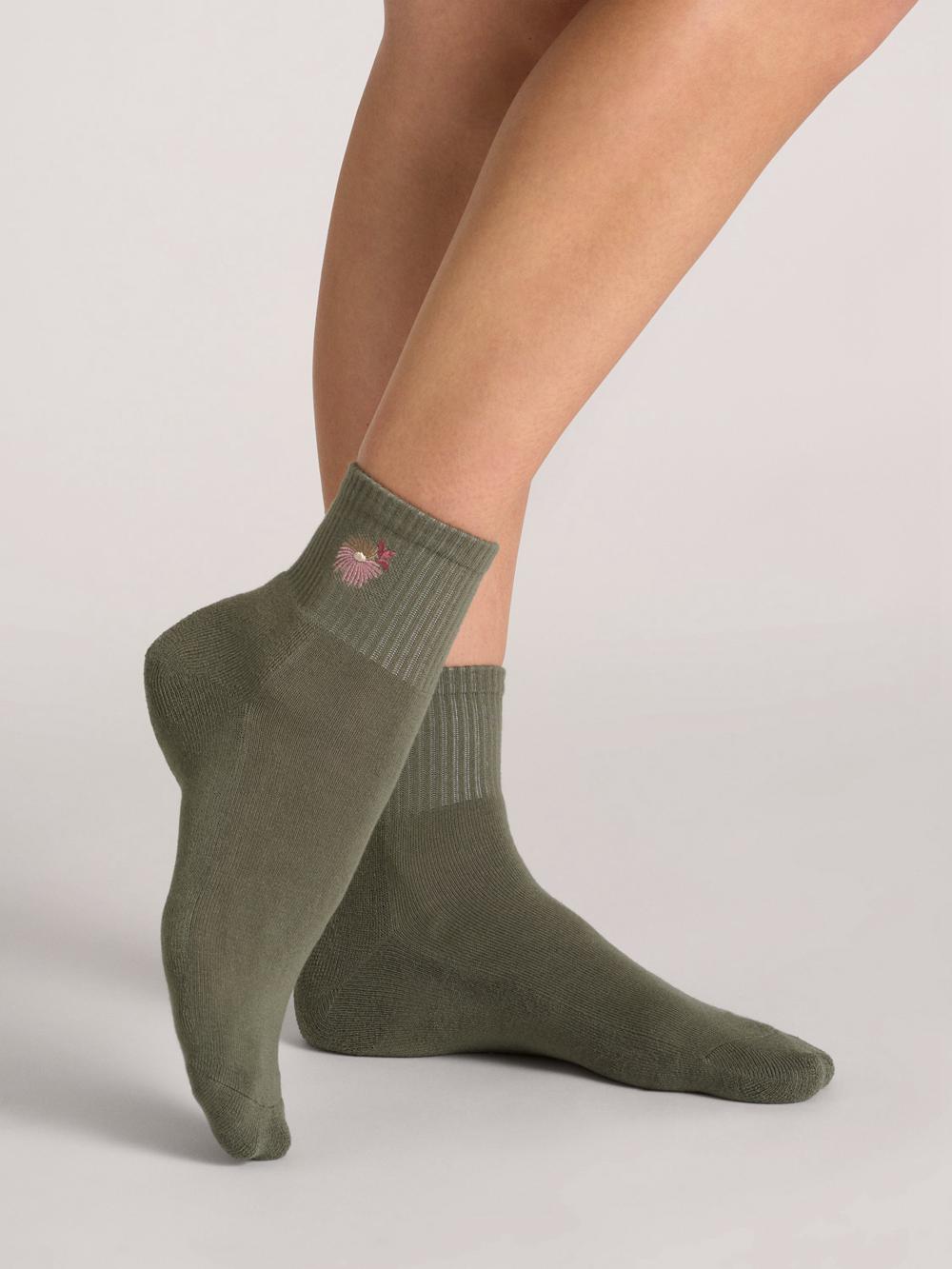 Pink Ted Baker 3 Pack Cushioned Sole High Ankle Crew Women Socks | SG  7036-YZHTN