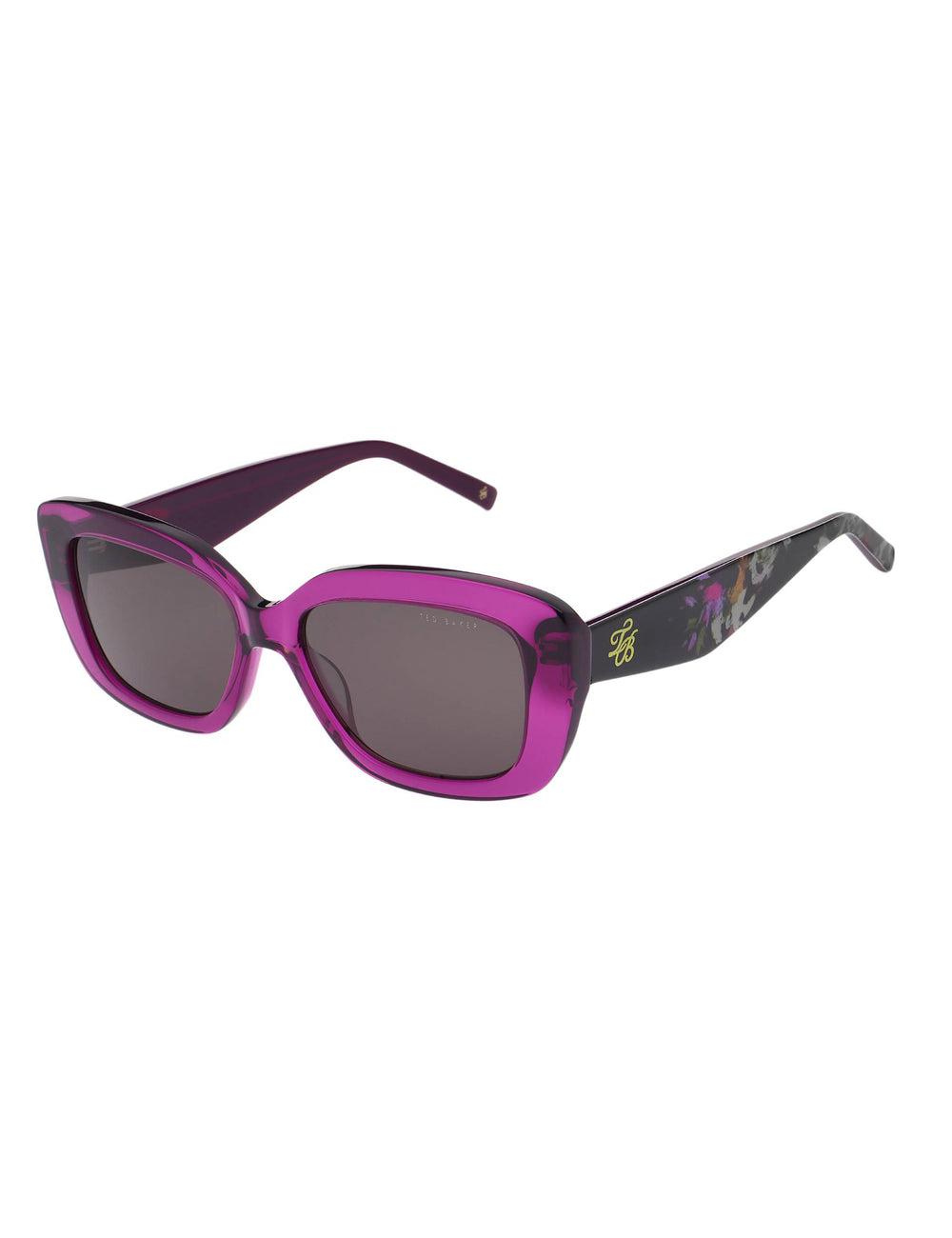 Purple Ted Baker SUMMER - Print Detail Chunky Wrap Women Sunglasses | SG  3058-MOVNW