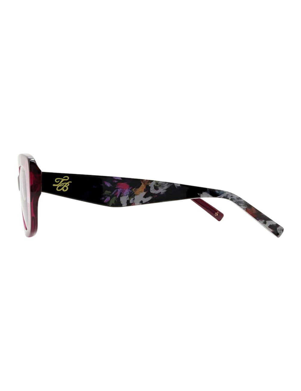 Purple Ted Baker SUMMER - Print Detail Chunky Wrap Women Sunglasses | SG  3058-MOVNW