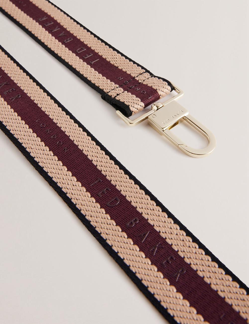 Purple Ted Baker WEBBII - Branded Webbing Detachable Women Bag Straps | SG  7085-GYOJT