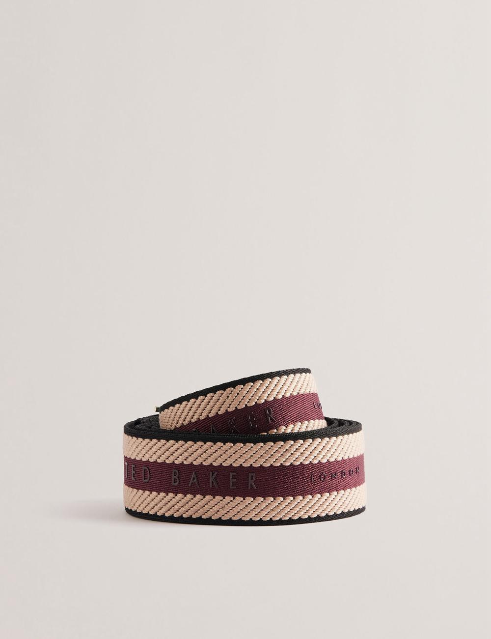 Purple Ted Baker WEBBII - Branded Webbing Detachable Women Bag Straps | SG  7085-GYOJT