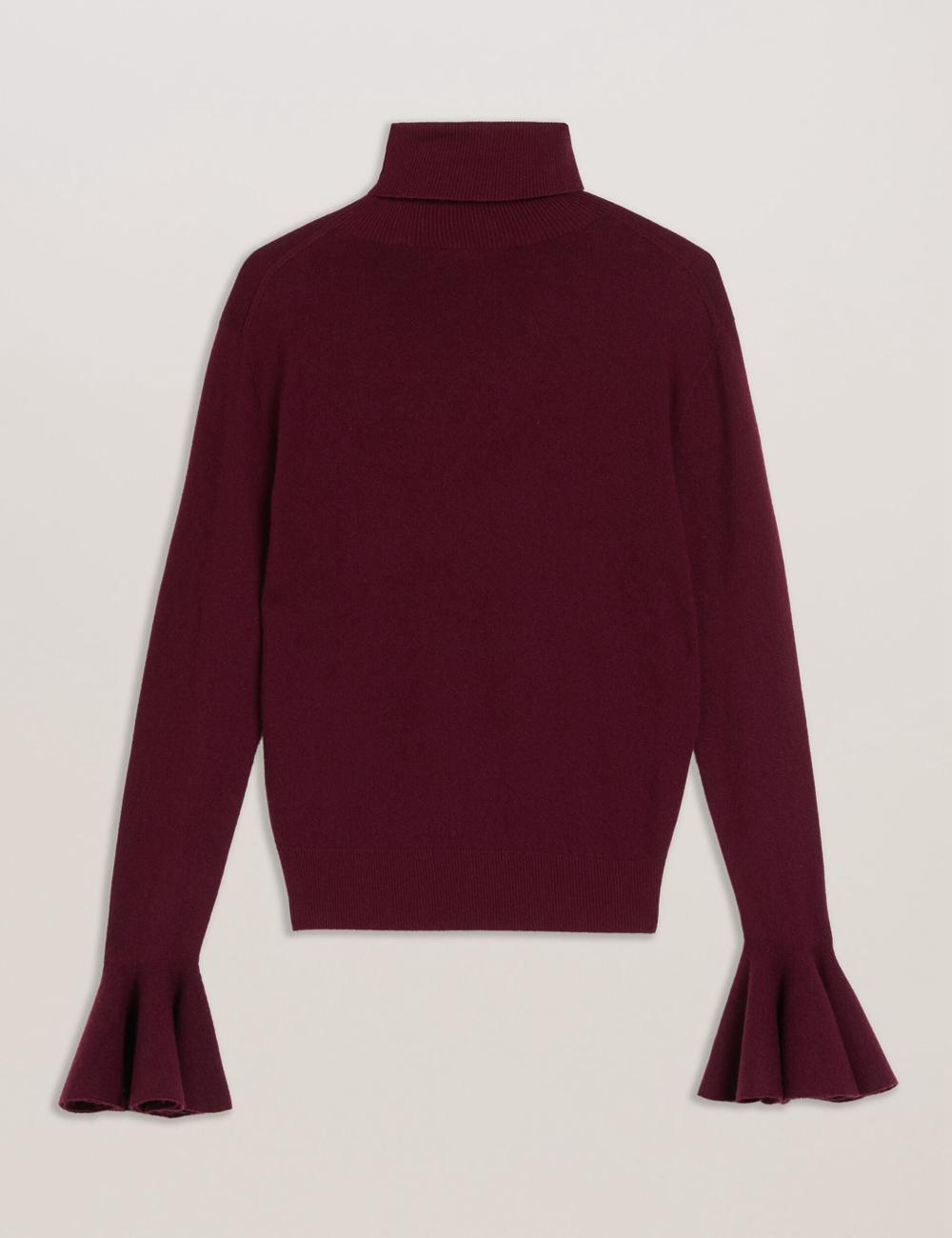 Red Ted Baker TAMSENN - Roll Neck Wool Cashmere Women Jumpers | SG  7543-HKUOQ