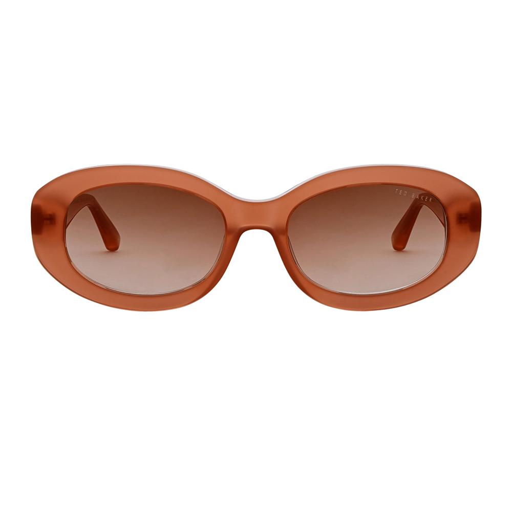 Rose Pink Ted Baker DAISIE - Chunky Oval Bow Detail Women Sunglasses | SG  6513-ETGSR