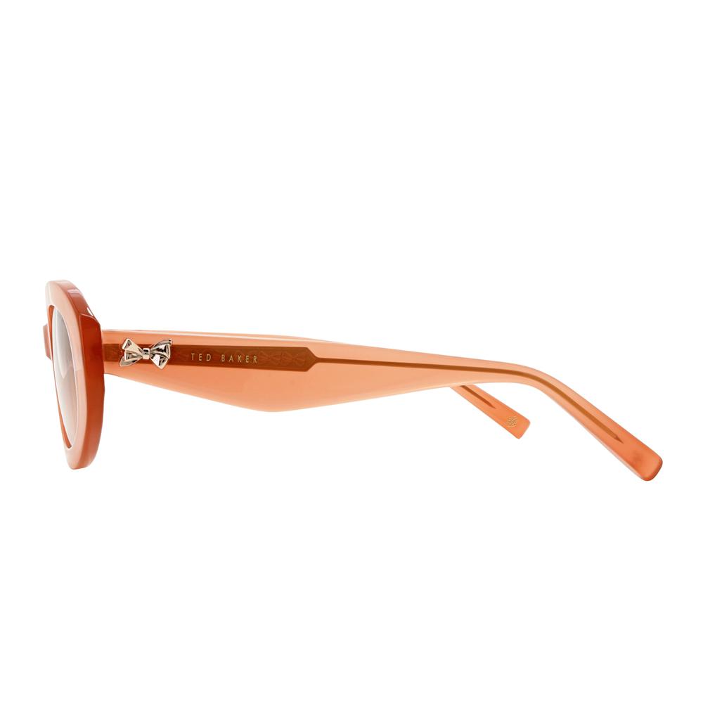Rose Pink Ted Baker DAISIE - Chunky Oval Bow Detail Women Sunglasses | SG  6513-ETGSR