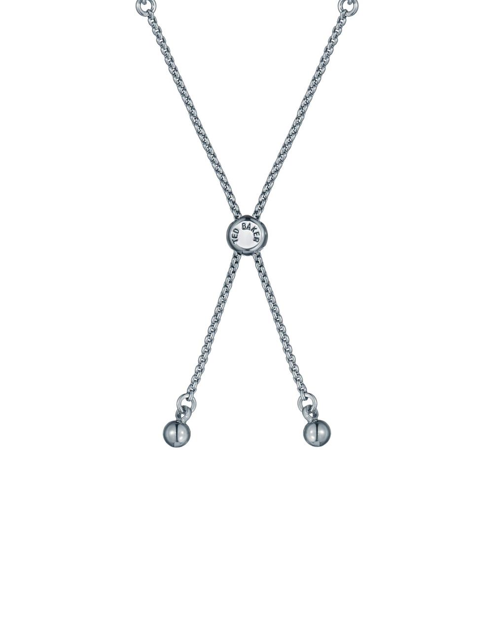 Silver Ted Baker ISELA - Baguette Crystal Slider Tennis Women Bracelets | SG  3852-QEUJV