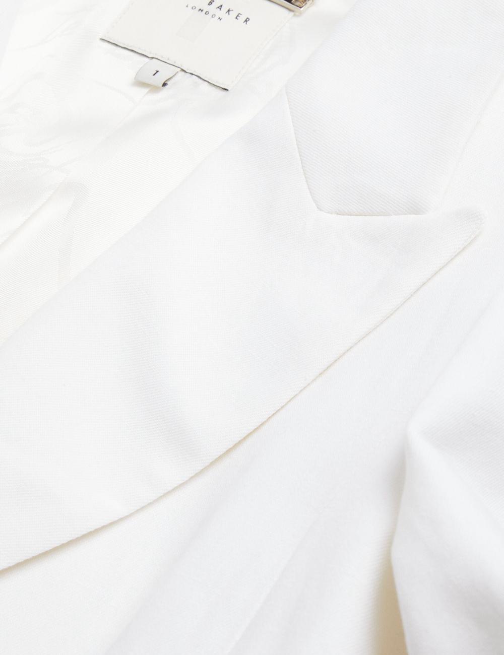 White Ted Baker MUSUB - Tailored with Faux Pockets Women Blazers | SG  6270-JBQOW